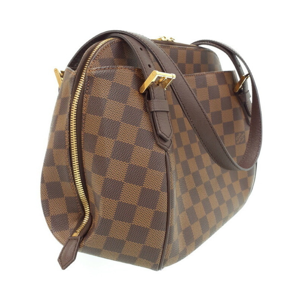 Louis Vuitton Brown Shoulder Belem Bag Ebene Damier